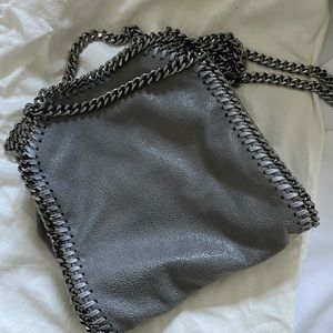 Stella McCartney tiny falabella tote bag in grey